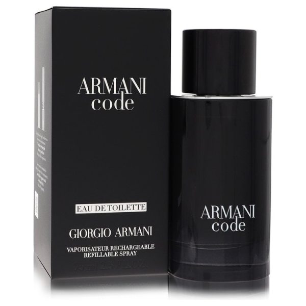Giorgio Armani Eau De Toilette Spray Refillable 2.5 oz for Men