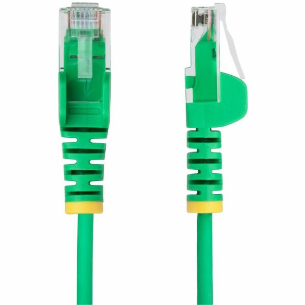 StarTech.com 10ft Green Slim CAT6 Ethernet Cable, Slim Snagless RJ45, UTP, LSZH, 28AWG Bare Copper, Slim Network Patch Cord, Fluke Tested - Image 2