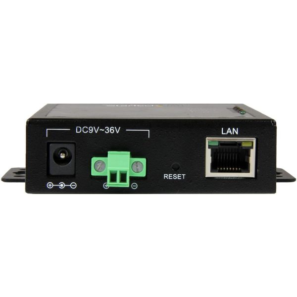 StarTech.com 2 Port Serial-to-IP Ethernet Device Server - RS232 - Metal and Mountable - Serial Device Server - Image 2
