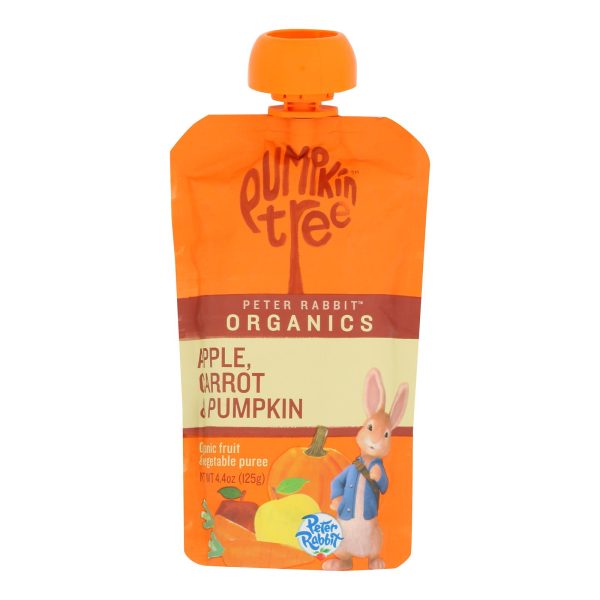 Peter Rabbit Organics Baby Food - Organic - Vegetable and Fruit Puree - Pumpkin Carrot and Apple - 4.4 oz - case of 10 - Image 2