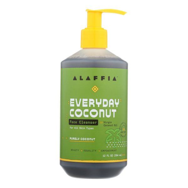 Alaffia Coconut Cleansing Face Wash  - 1 Each - 12 FZ - Image 2