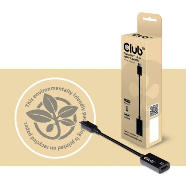 Club 3D DisplayPort 1.4 to HDMI 2.0a HDR - Image 4