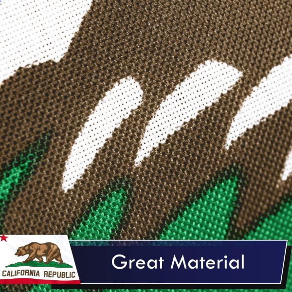 California State Flag 100D Printed Polyester 3x5 Ft - Image 4