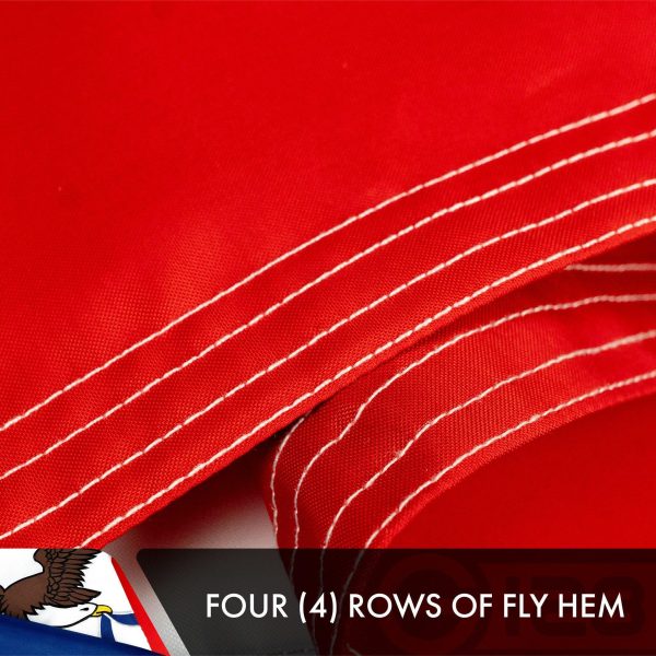 Iowa IA State Flag 3x5 Ft 10-Pack Double-sided Embroidered Polyester By G128 - Image 5