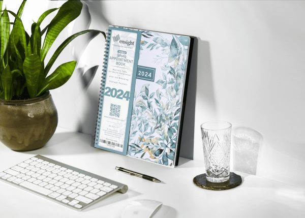 2024 Appointment Book & Planner    8.5 x 11 inches Large Tabbed Daily Hourly Weekly Planner Calendar and Schedule Book 15 Minute time Slots Business and Personal Planner Jan 2024   Jan 2025 (Floral) - Image 8
