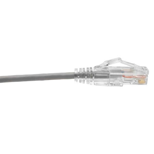 Eaton Tripp Lite Series Cat6 Gigabit Snagless Slim UTP Ethernet Cable (RJ45 M/M), PoE, Gray, 6 ft. (1.83 m) - Image 5