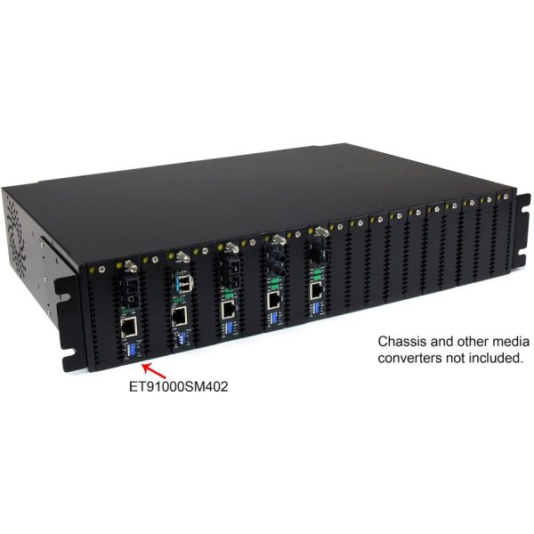 StarTech.com Gigabit Ethernet Single Mode Fiber Media Converter SC 40 km - 1000 Mbps - Image 4