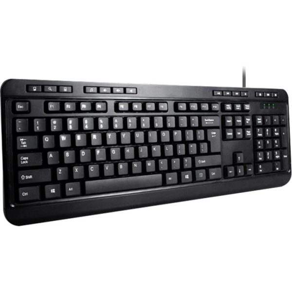 Adesso Spill-Resistant Multimedia Desktop Keyboard (USB) - Image 7