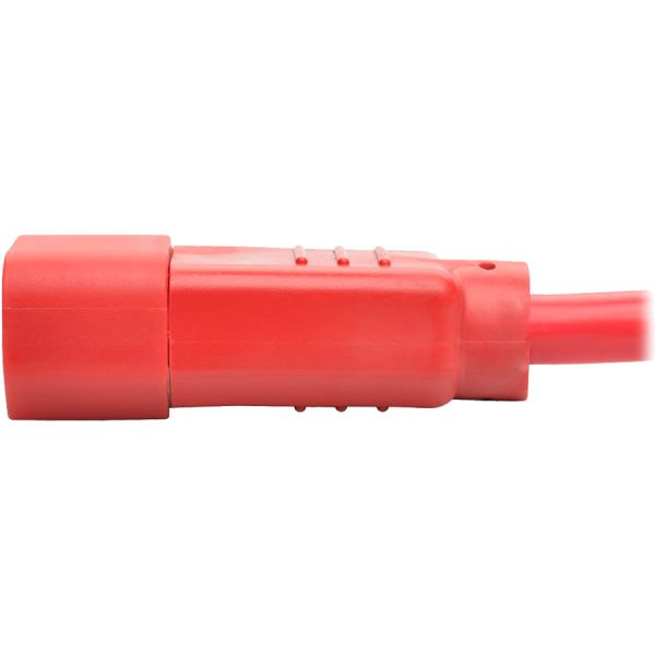 Eaton Tripp Lite Series PDU Power Cord, C13 to C14 - 10A, 250V, 18 AWG, 6 ft. (1.83 m), Red - Image 5