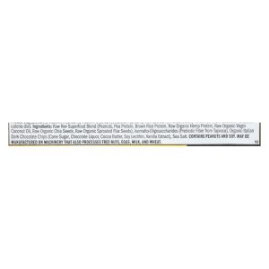 Raw Revolution Glo Bar - Peanut Butter Dark Chocolate and Sea Salt - 1.6 oz - Case of 12
