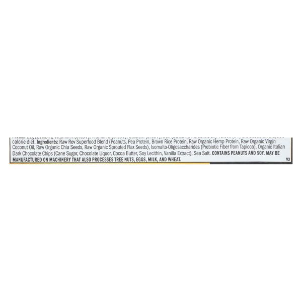 Raw Revolution Glo Bar - Peanut Butter Dark Chocolate and Sea Salt - 1.6 oz - Case of 12