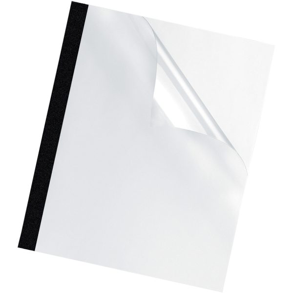 Fellowes Thermal Presentation Covers - 3/4" , 180 sheets, Black - Image 2