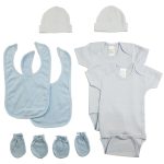 Blue 4 Piece Baby Clothes Set Cs_0180