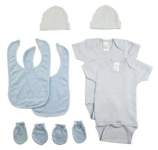 Blue 4 Piece Baby Clothes Set Cs_0180