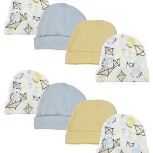 Baby Boys Caps (pack Of 8) Nc_0342