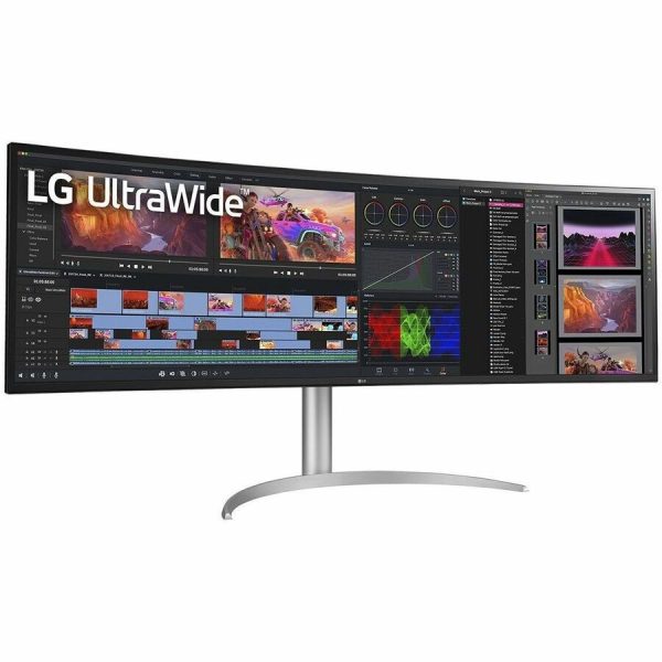 LG 49BQ95C-W 49" Class Dual Quad HD (DQHD) Curved Screen LCD Monitor - 32:9 - Image 2