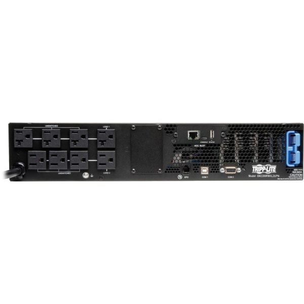 Eaton Tripp Lite Series SmartPro 120V 2200VA 1920W Line-Interactive Sine Wave UPS, 2U, Extended Run, WEBCARDLXE, LCD, USB, DB9 - Image 6