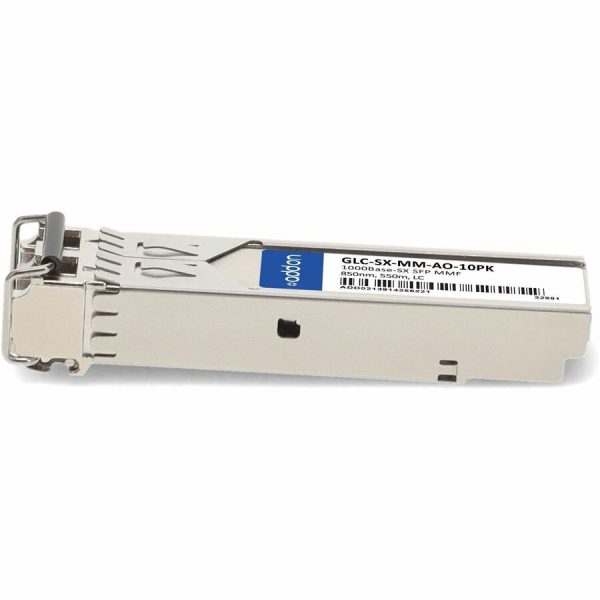 AddOn 10-Pack of Cisco GLC-SX-MM Compatible TAA Compliant 1000Base-SX SFP Transceiver (MMF, 850nm, 550m, LC) - Image 2