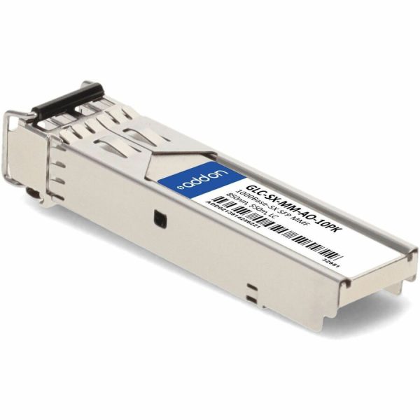 AddOn 10-Pack of Cisco GLC-SX-MM Compatible TAA Compliant 1000Base-SX SFP Transceiver (MMF, 850nm, 550m, LC) - Image 3