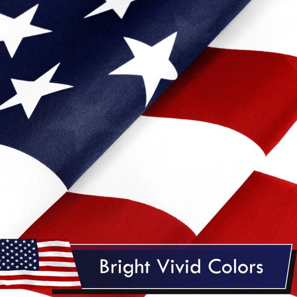 G128 Combo Pack: USA American Flag 3x5 Ft 75D Printed Stars & Ireland (Irish) Flag 3x5 Ft 75D Printed - Image 7