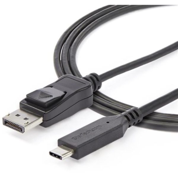 StarTech.com 6ft/1.8m USB C to Displayport 1.4 Cable Adapter - 4K/5K/8K USB Type C to DP 1.4 Monitor Video Converter Cable - HDR/HBR3/DSC - Image 3