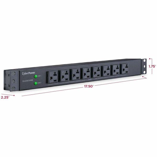 CyberPower PDU30BT8F8R Single Phase 100 - 125 VAC 30A Basic PDU - Image 3