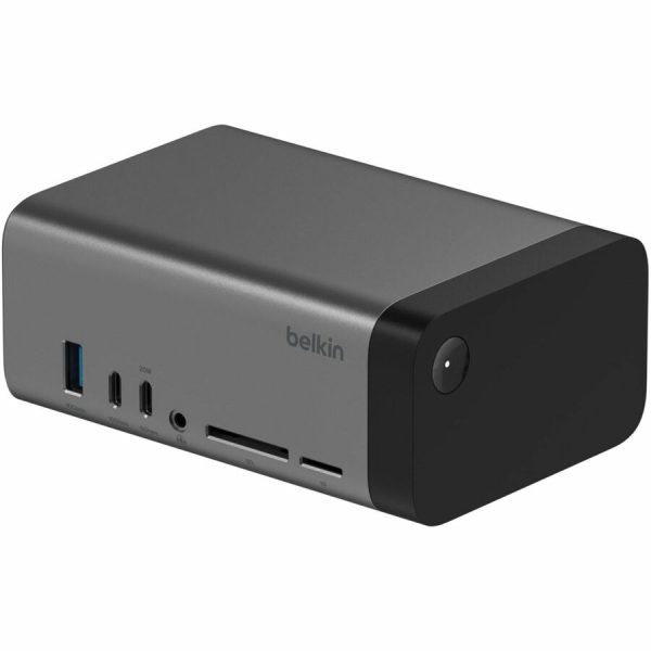 Belkin 11-in-1 Triple Display USB-C Docking Station - 10 Gbps - 1xUSB-A, 4xUSB-C, 2xHDMI, 1xEthernet, 1x3.5mm Audio, 1xSD, 1xMicro SD - w/ USB-C Cable - Grey - Image 6