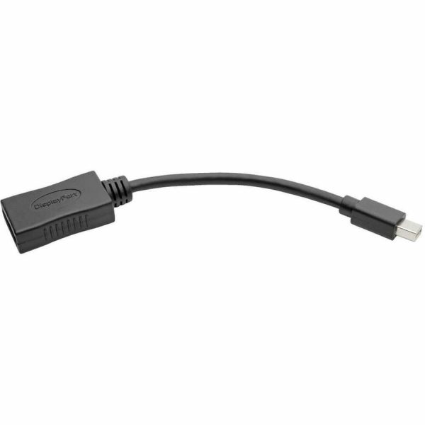 Eaton Tripp Lite Series Keyspan Mini DisplayPort to DisplayPort Adapter, 4K 60 Hz, Black (M/F), 6-in. (15.24 cm) - Image 4