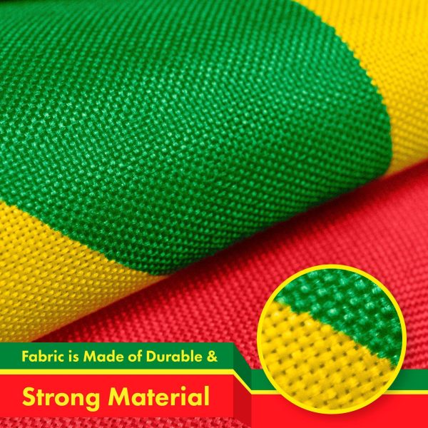 Senegal Senegalese Flag 3x5 Ft 5-Pack 150D Printed Polyester By G128 - Image 4
