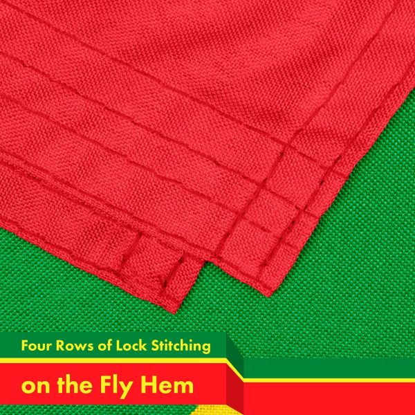 Senegal Senegalese Flag 3x5 Ft 5-Pack 150D Printed Polyester By G128 - Image 5
