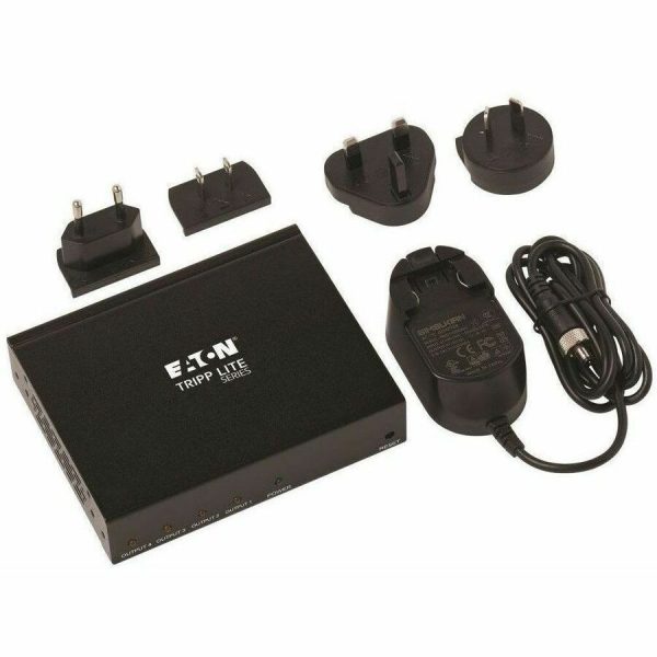 Eaton Tripp Lite Series 4-Port HDMI Splitter - 4K @ 60 Hz, 4:4:4, Multi-Resolution Support, HDR, HDCP 2.2, TAA - Image 2