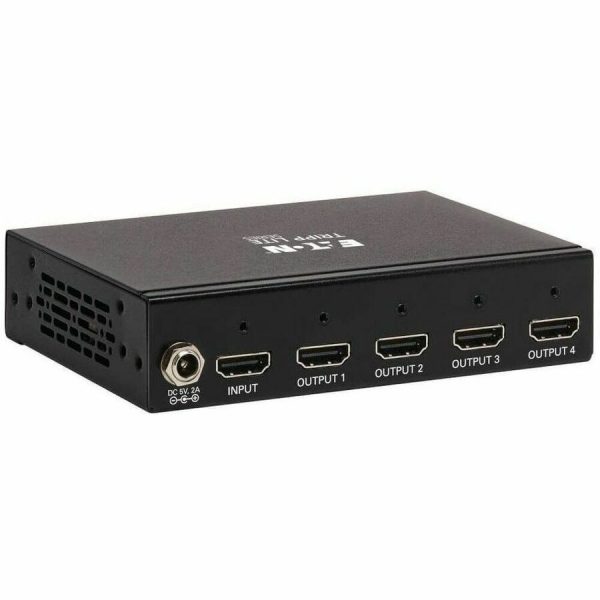 Eaton Tripp Lite Series 4-Port HDMI Splitter - 4K @ 60 Hz, 4:4:4, Multi-Resolution Support, HDR, HDCP 2.2, TAA - Image 3