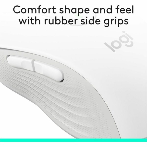 Logitech Signature M650 Wireless Mouse - For Small to Medium Sized Hands, 2-Year Battery, Silent Clicks, Off-white - Image 6