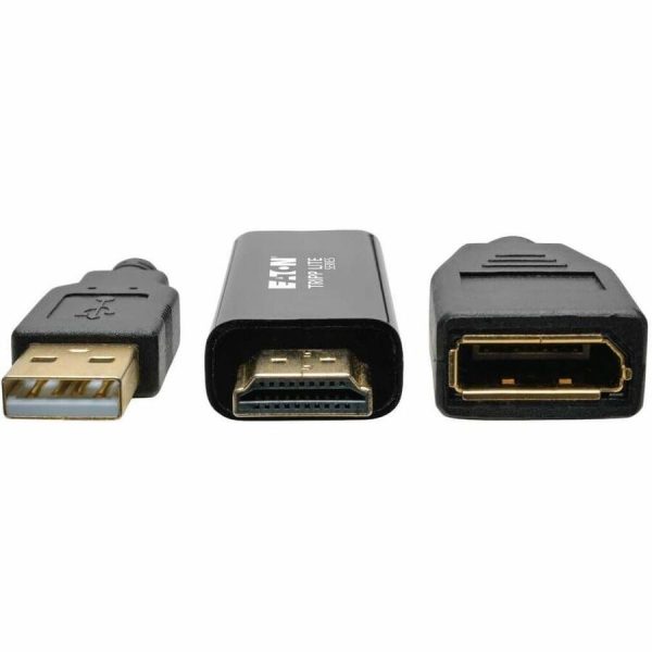 Eaton Tripp Lite Series 4K HDMI to DisplayPort Active Converter (M/F) with USB Power, 6 in. (15.2 cm) - Image 4
