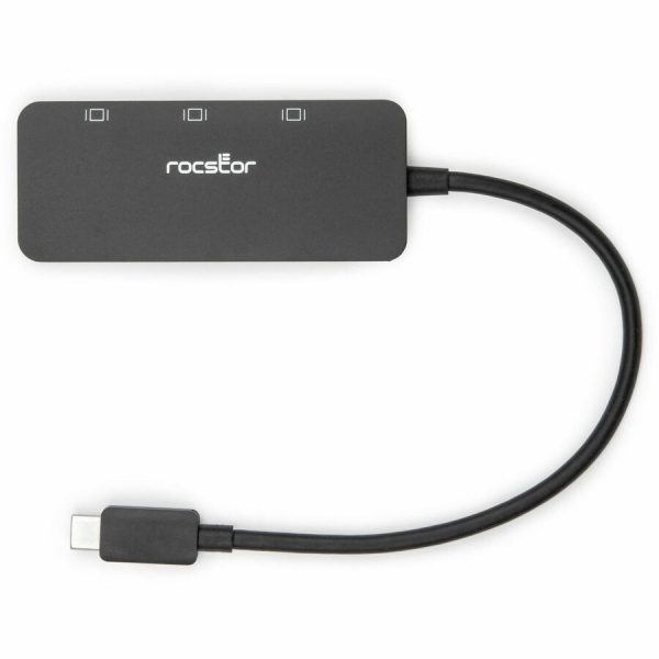 Rocstor Type-C to Triple DisplayPort Adapter with DP1.4 Alt Mode - Image 2