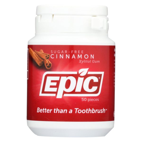 Epic Dental - Xylitol Gum - Cinnamon - 50 Count - Image 3