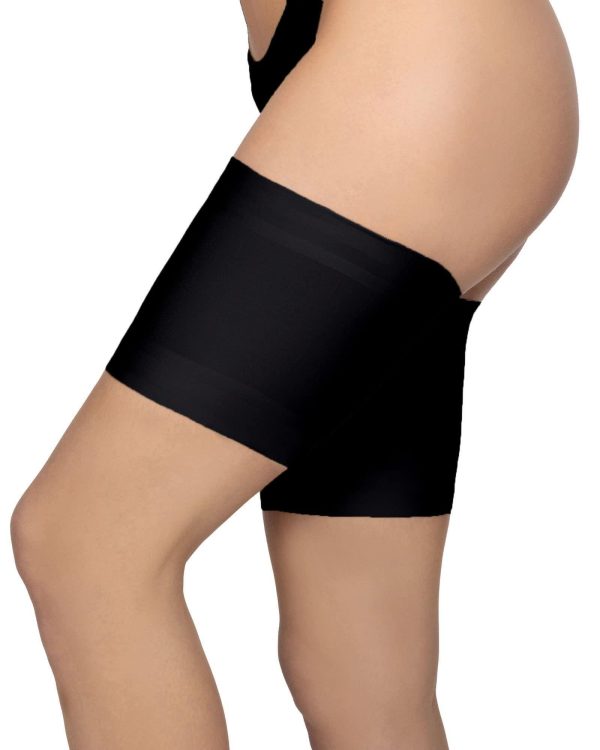 Women elastic thigh bands anti chafing prevent thigh rubbing satin and Satin lined protector anti slip silicone - Image 3