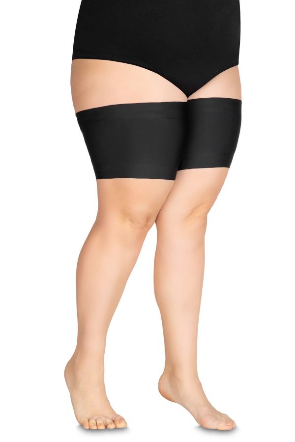 Women elastic thigh bands anti chafing prevent thigh rubbing satin and Satin lined protector anti slip silicone - Image 4