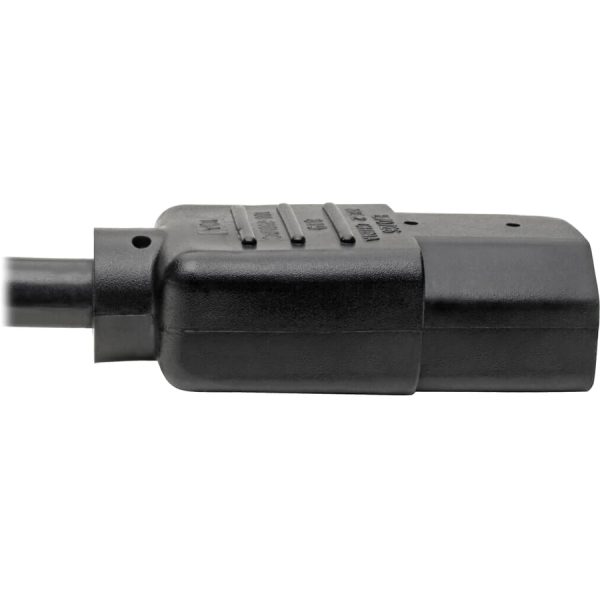 Eaton Tripp Lite Series PDU Power Cord, C13 to C14 - 13A, 250V, 16 AWG, 3 ft. (0.91 m), Black - Image 4