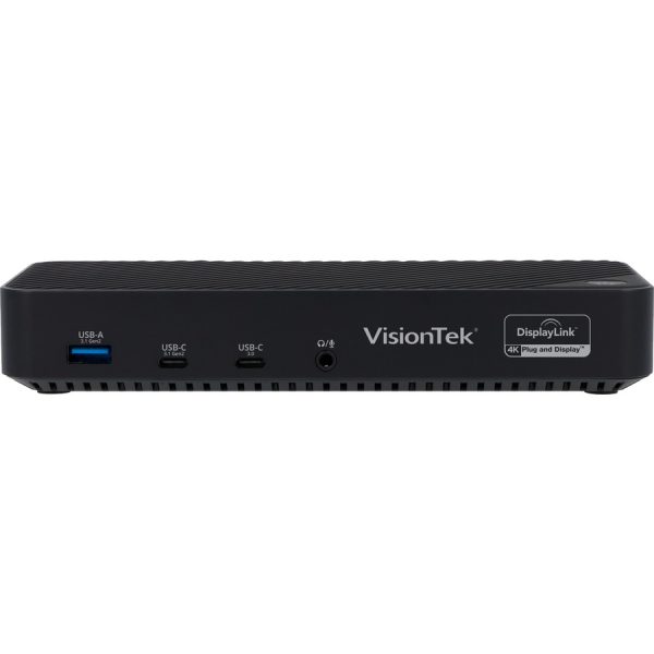 VisionTek VT7000 - Triple Display 4K USB-C Docking Station with 100W Power Delivery - Image 2