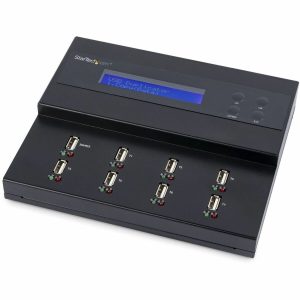 StarTech.com Standalone 1 to 7 USB Thumb Drive Duplicator/Eraser, Multiple USB Flash Drive Copier/Cloner, Sector-by-Sector Copy, Sanitizer