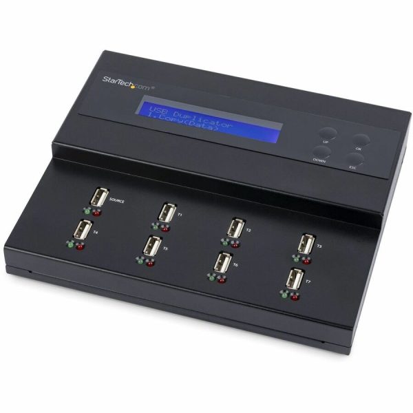 StarTech.com Standalone 1 to 7 USB Thumb Drive Duplicator/Eraser, Multiple USB Flash Drive Copier/Cloner, Sector-by-Sector Copy, Sanitizer