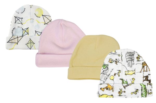 Boys Girls Caps (pack Of 4) Nc_0294