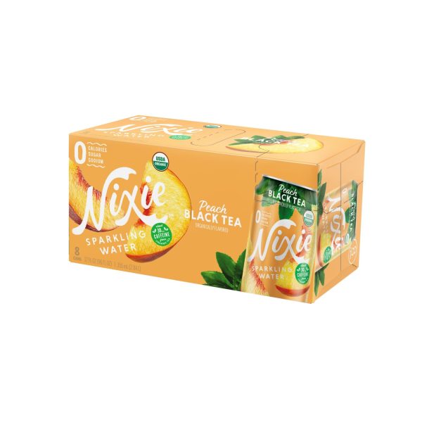 Nixie Sparkling Water - Sparkling Water Peach - Case of 3 - 8/12 FZ - Image 2