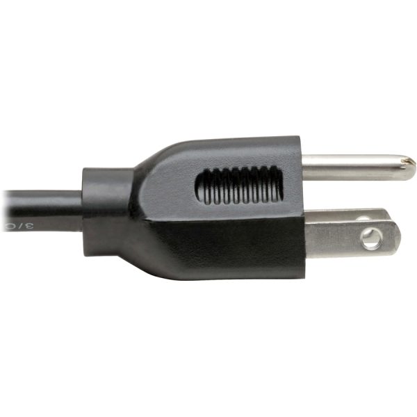 Eaton Tripp Lite Series Power Cord Splitter, C14 to 2xC13 PDU Style - 10A, 250V, 18 AWG, 18-in. (45.72 cm), Black - Image 4