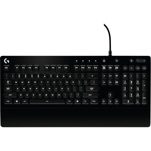 Logitech G213 Prodigy Gaming Keyboard - Wired RGB Backlit Keyboard with Mech-dome Keys, Palm Rest, Adjustable Feet, Media Controls, USB, Compatible with Windows - Image 7