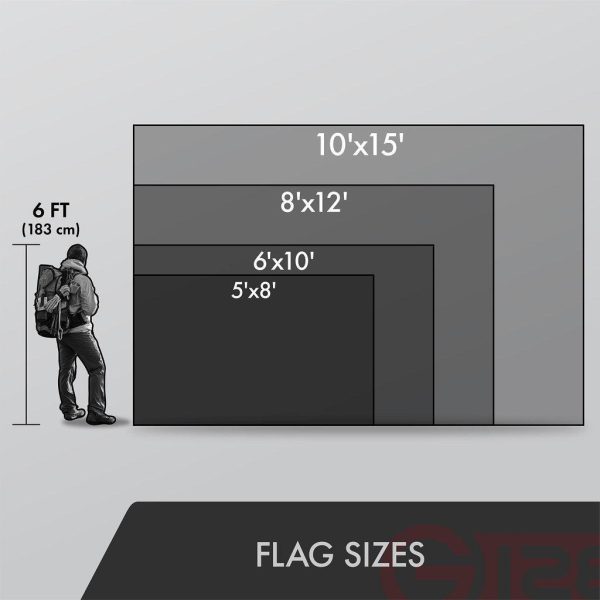 G128 10 Pack: Bennington 76 Tea-Stained Flag | 6x10 Ft | ToughWeave Pro Series Embroidered 420D Polyester | Historical Flag, Embroidered Design, Indoor/Outdoor, Brass Grommets, High Quality - Image 8