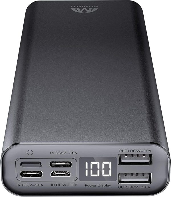 Portable Charger Real Capacity 20000mAh Power Bank with Smart IQ Technology - Image 2