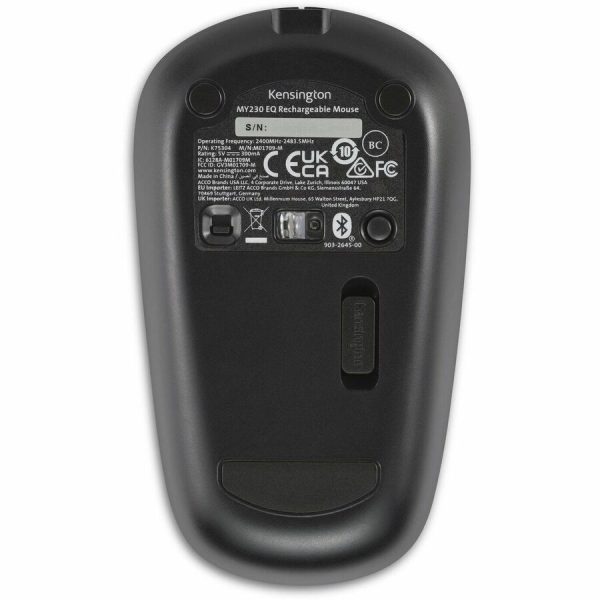 Kensington MY230 EQ Rechargeable Mouse - Wireless - Midsize - Image 4
