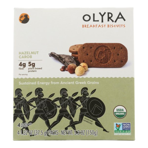 Olyra - Biscuit Hzlenut Carob - Case of 6 - 5.3 OZ - Image 3